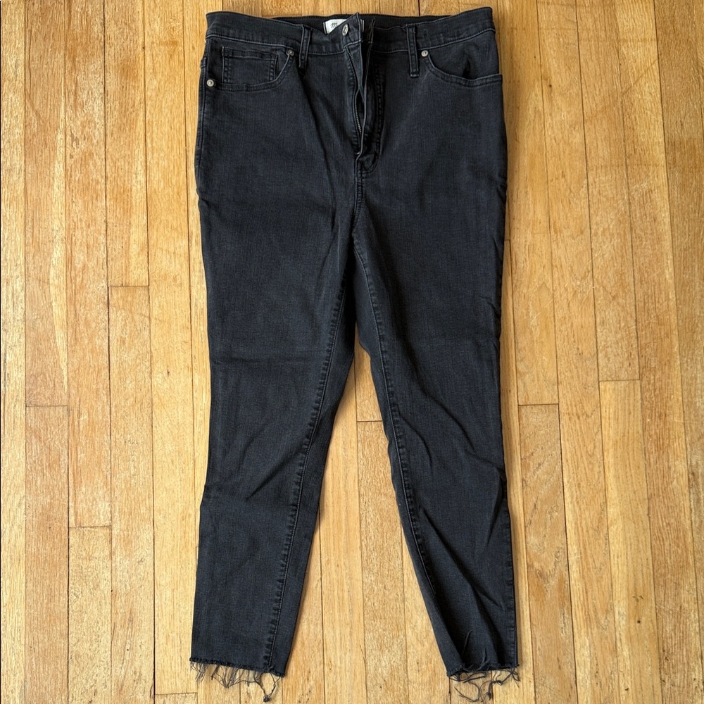 Madewell Women's Dark Gray Skinny Jeans